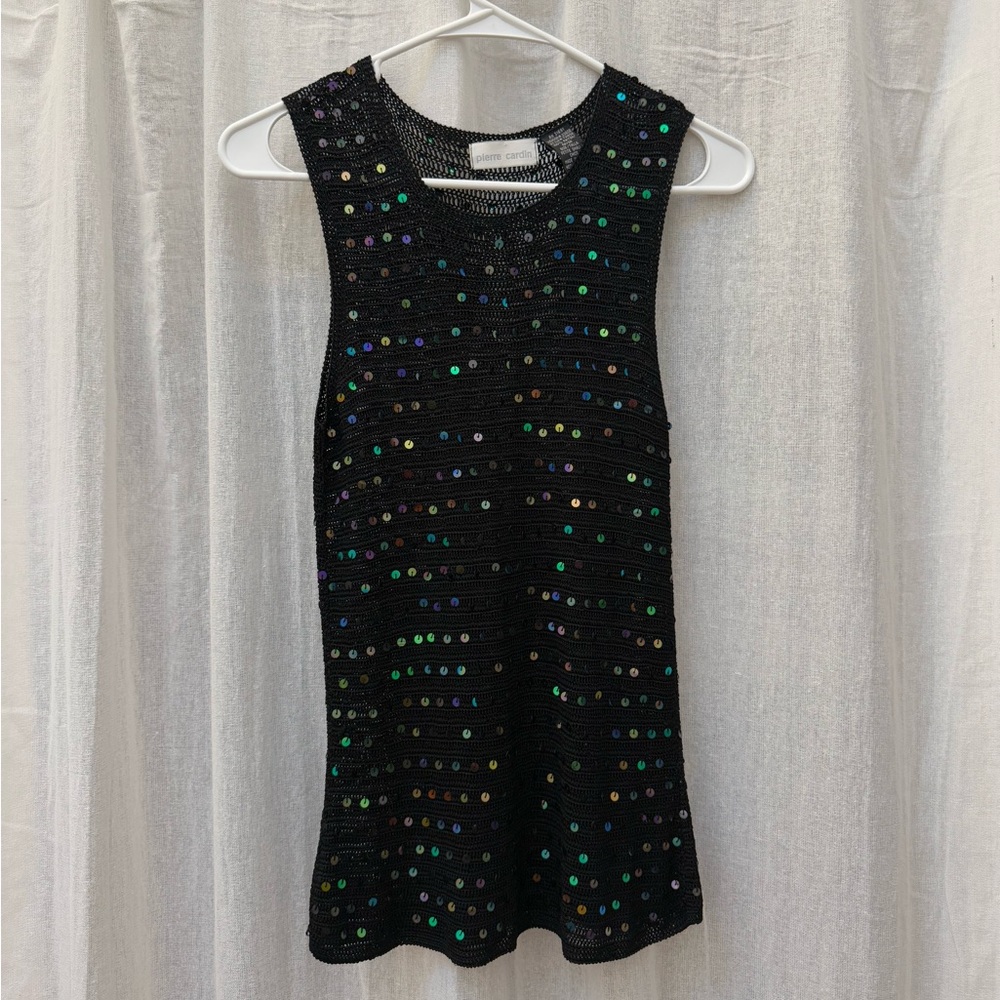 Vintage knit sparkle top